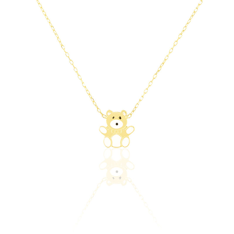 Collier mae Or Jaune Ourson - Spannringe Kinder | OROVIVO