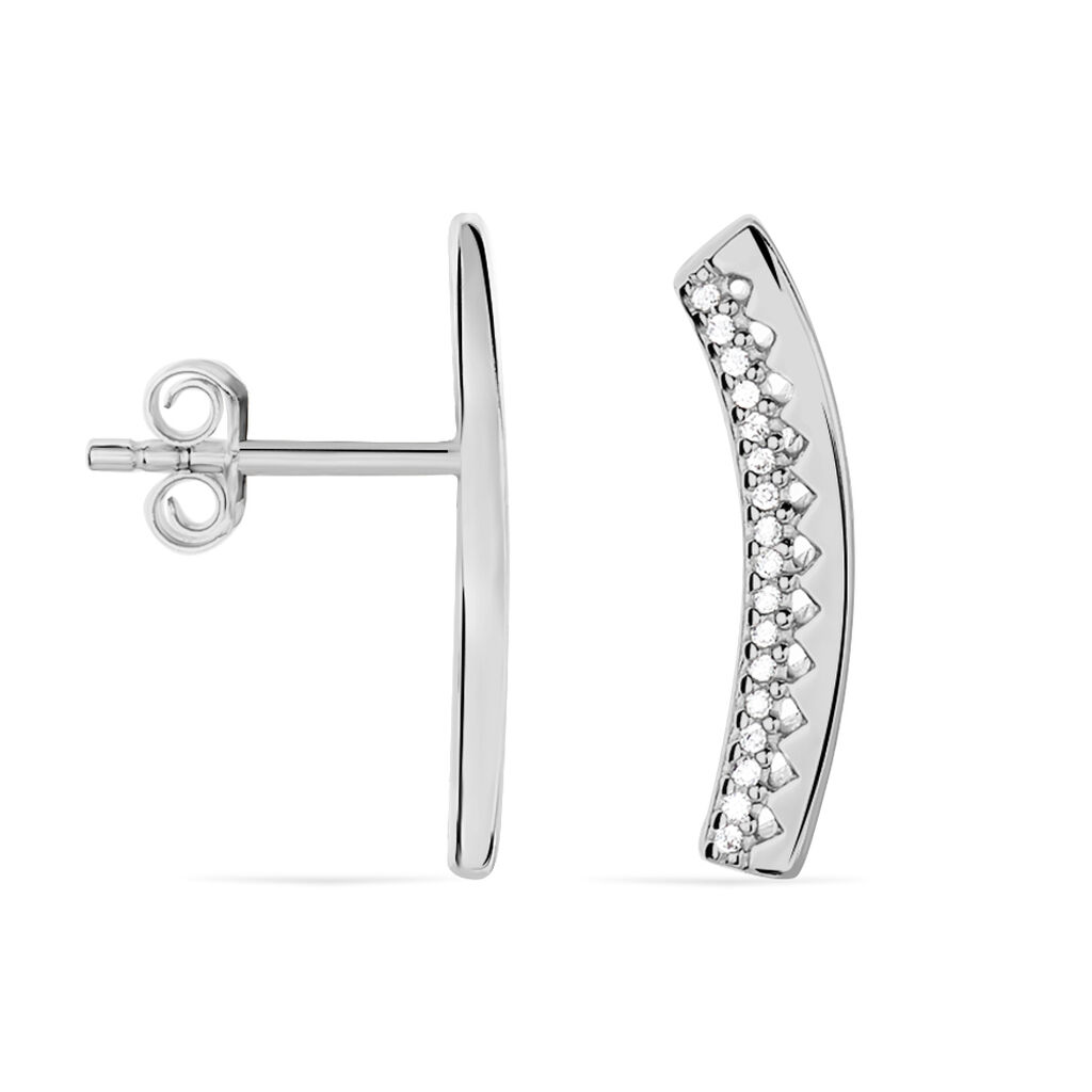 Boucles D'oreilles Analie Argent Oxydes - Spannringe Damen | OROVIVO