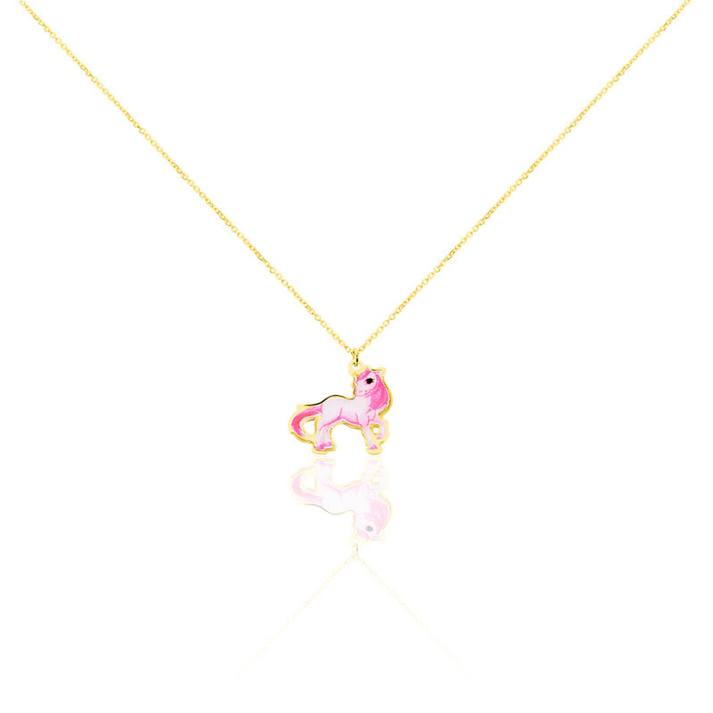 Collier Or Jaune Fantasila Poney - Spannringe Kinder | OROVIVO
