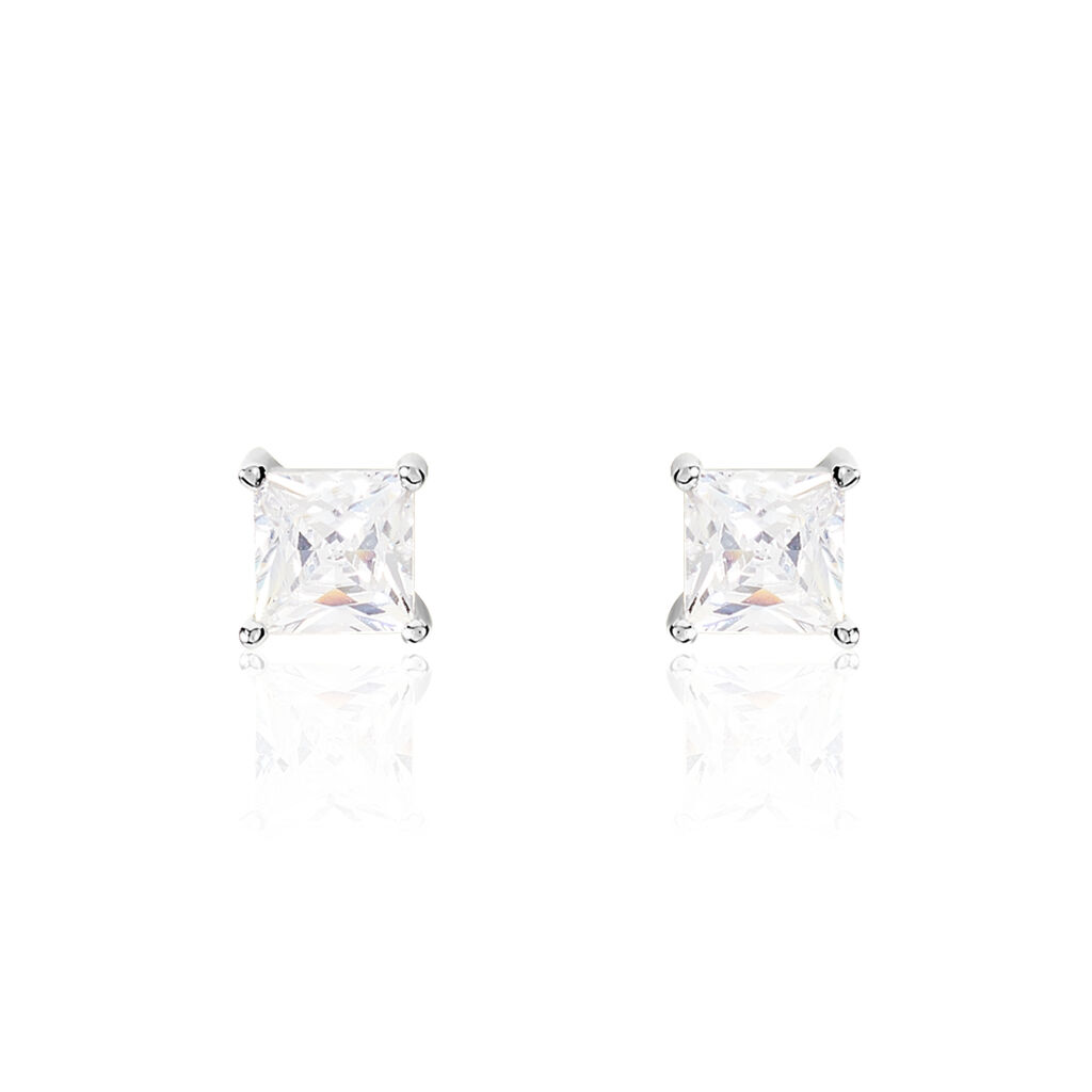 Damen Ohrstecker Silber 925 Zirkonia  - Ohrstecker Damen | OROVIVO