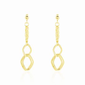 Damen Ohrstecker Lang Gold 375 - Ohrstecker lang Damen | OROVIVO