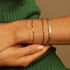 Damen Armband Gold 375 Zirkonia Infinity Clelia