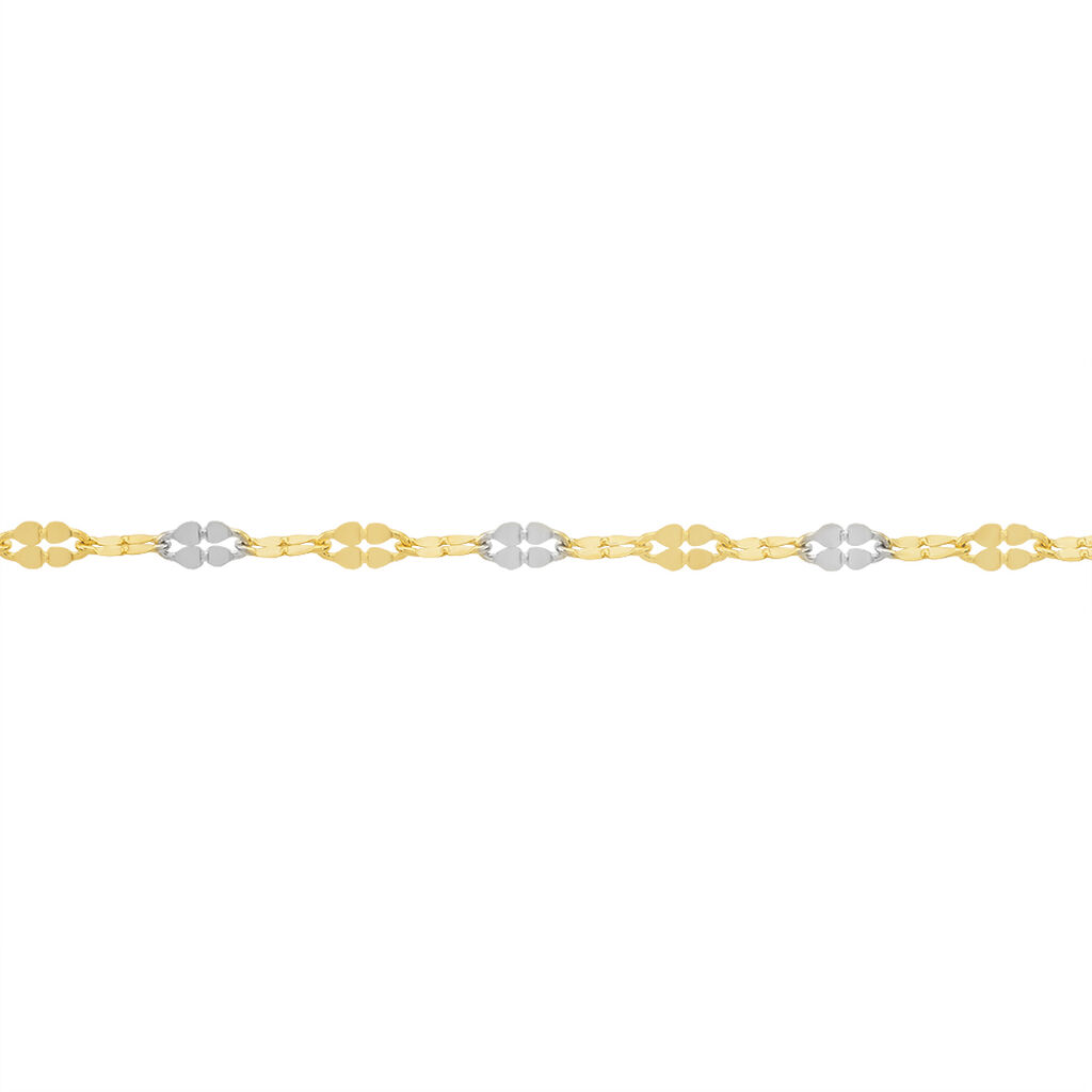 Damenarmband Gold 375 Bicolor  - Armbänder Damen | OROVIVO