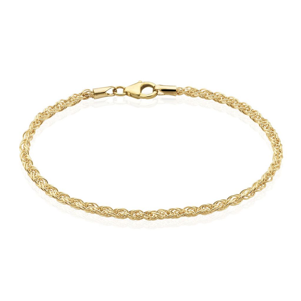 Damenarmband Kordelkette Gold 375 gedreht  - Armketten Damen | OROVIVO