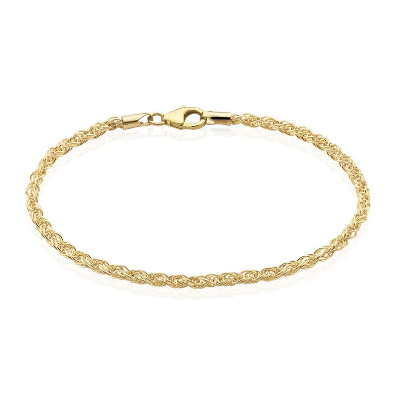 Damenarmband Kordelkette Gold 375 gedreht  - Armketten Damen | OROVIVO