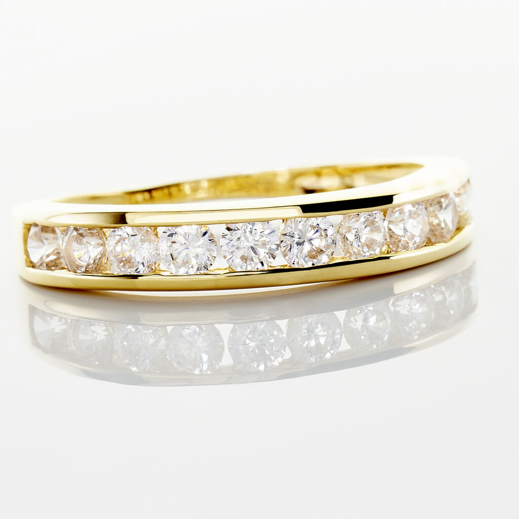 Alliance Davila Or Jaune Oxyde De Zirconium - Spannringe Damen | OROVIVO