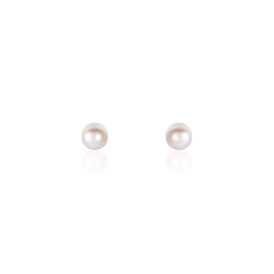 Perlenohrringe Gold 375 Zuchtperle 3-3,5mm - Ohrstecker Familie | OROVIVO