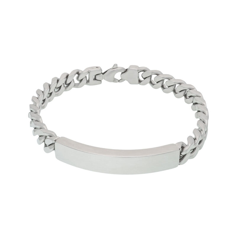 Herren Id Armband Panzerkette Edelstahl  - Armbänder mit Gravur Herren | OROVIVO