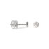 TEANI Damen Ohrstecker Wei&szlig;gold 375 (9 Karat) Diamant Wei&szlig; 0,07 ct