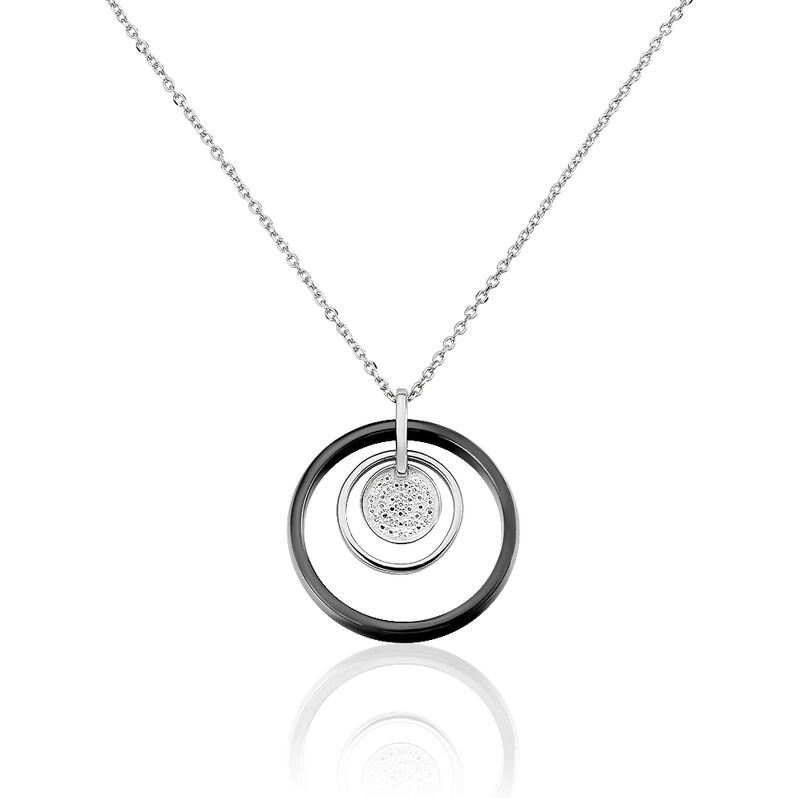Collier Maia Argent  Et Ceramique - Spannringe Damen | OROVIVO