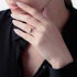 TRILOGIE PRECIEUSE Damen Ring Gold Bicolor 375 (9 Karat) Rubin Rot 0,48 ct Oval