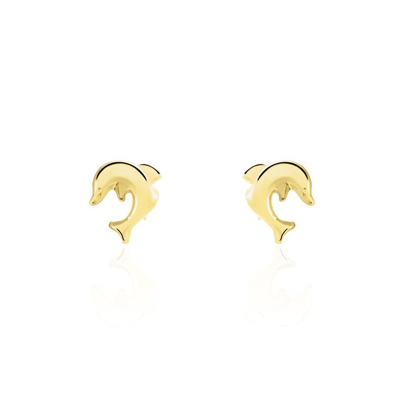 Kinder Ohrstecker Gold 333 Delphin - Ohrstecker Kinder | OROVIVO