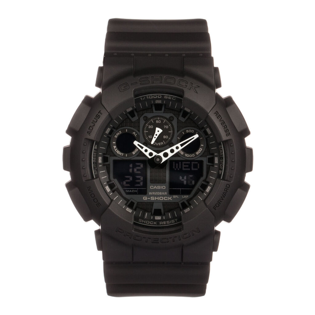 Casio G-SHOCK Herrenuhr GA-100-1A1ER Quarz Digital - Armbanduhren Herren | OROVIVO