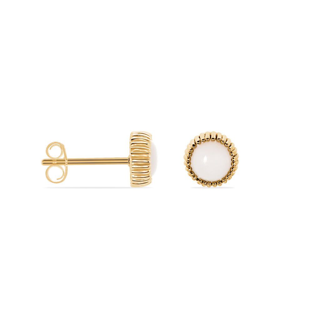Boucles D'oreille Plaque Or Caterie - Spannringe Damen | OROVIVO