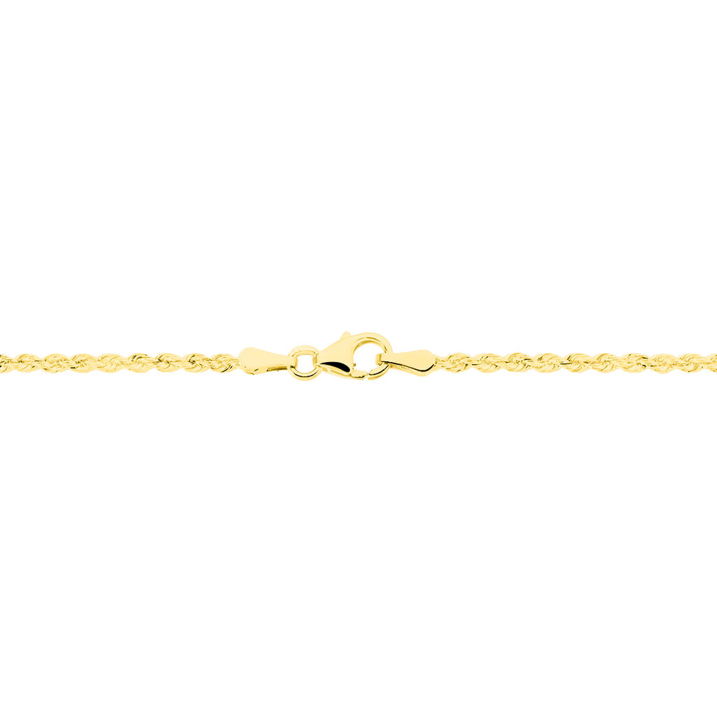 Damen Kordelkette Gold 375  - Halsketten Damen | OROVIVO