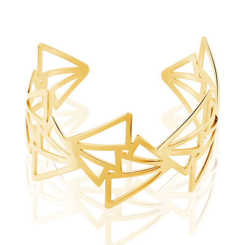 Bracelet Jonc Acier Dore - Spannringe Damen | OROVIVO