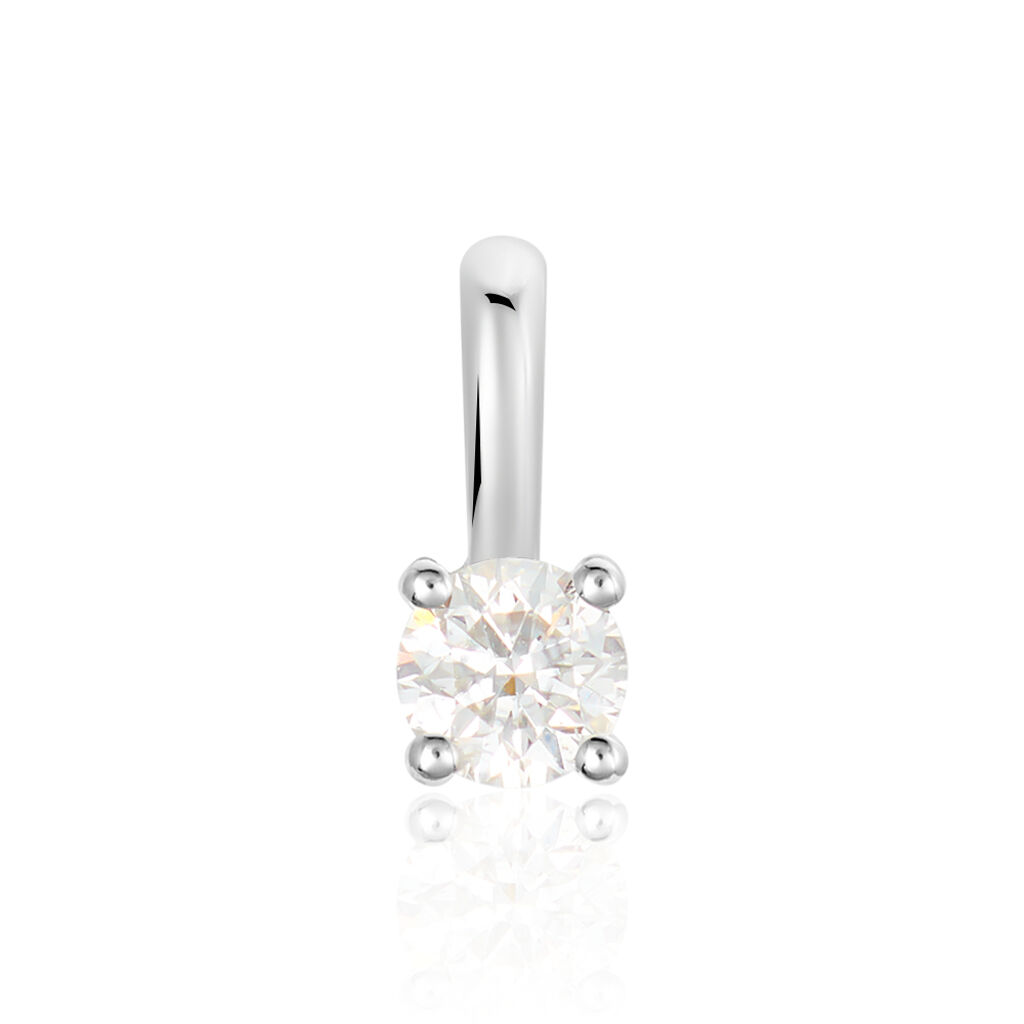 VENISE Damen Anh&auml;nger Wei&szlig;gold 585 (14 Karat) Diamant Wei&szlig;