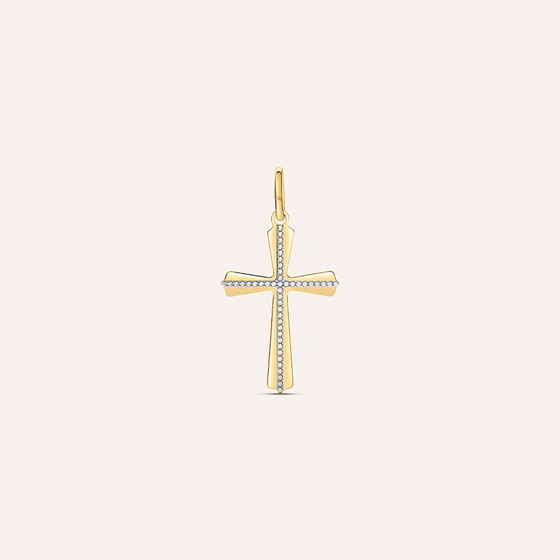 Pendente Holy Oro Bicolore - Spannringe Unisex | OROVIVO