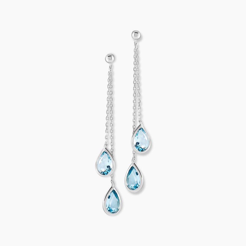 Boucles D'oreilles Or Weiss - Spannringe Damen | OROVIVO