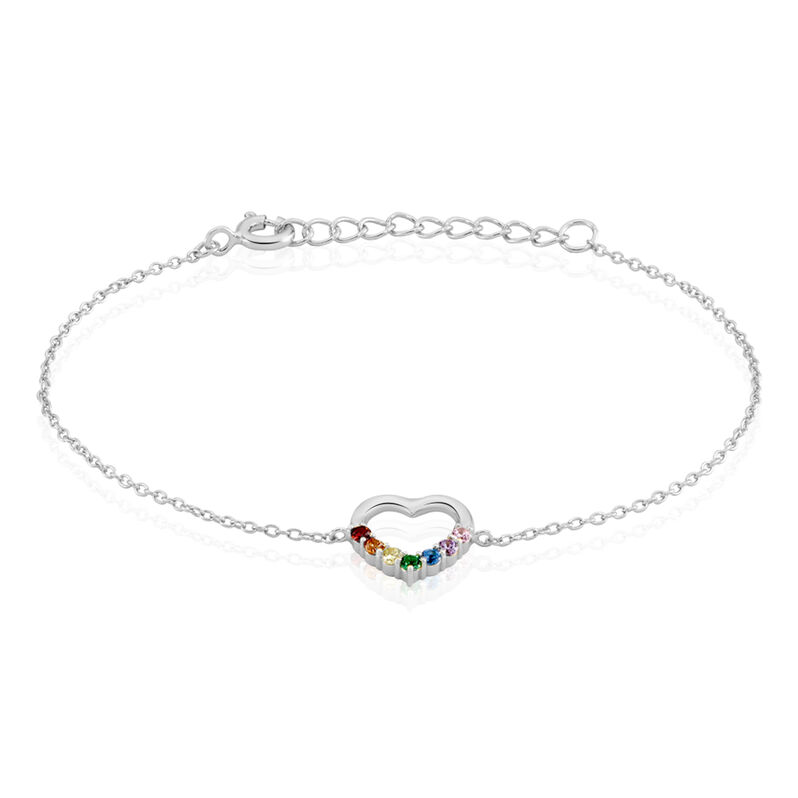 Bracelet Argent Rhodié Hebert Oxydes De Zirconium - Spannringe Damen | OROVIVO