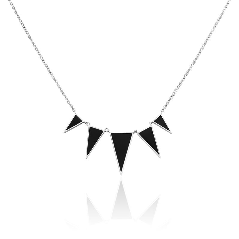 Collier Tiana Acier Triangle - Spannringe Damen | OROVIVO