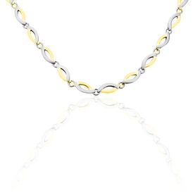 Boccia Damen Collier Titan Bicolor Vergoldet - Ketten ohne Stein Damen | OROVIVO
