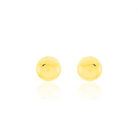 Damen Ohrstecker Gold 375 Halbkugel - Ohrstecker Damen | OROVIVO