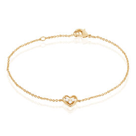 Damenarmband Vergoldet Zirkonia Herz - Armbänder Damen | OROVIVO