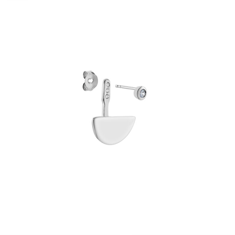 Schmuck Ohr- Silber Rhodiniert Kaliana - Spannringe Damen | OROVIVO
