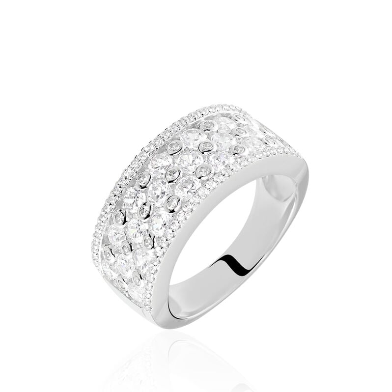 JELICA Damen Ring Silber 925 Zirkonia Wei&szlig; 4,09 ct - Ringe mit Stein Damen | OROVIVO