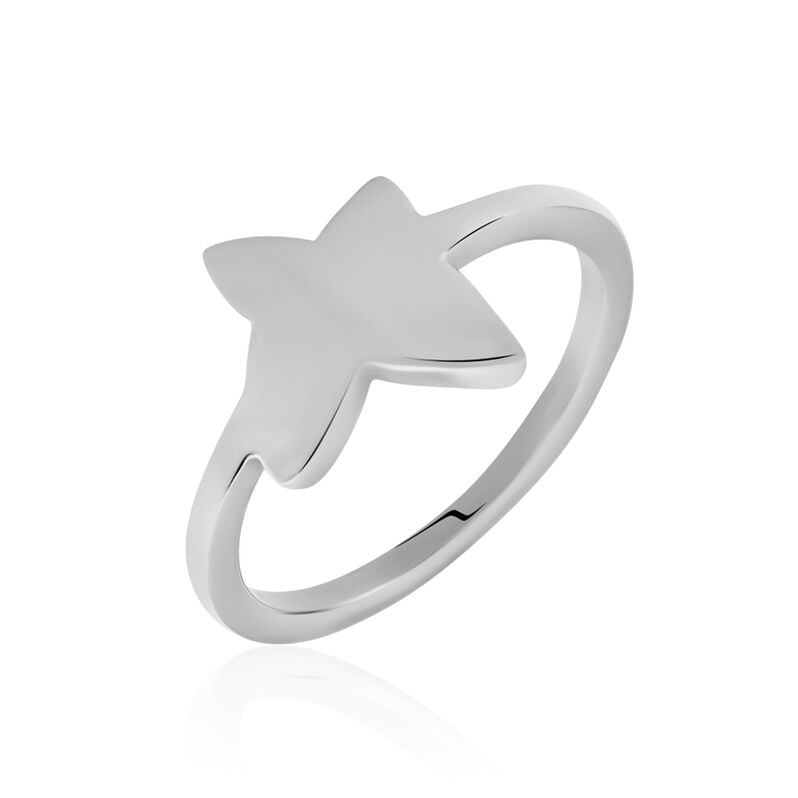 Bague Aimad Acier Blanc - Spannringe Damen | OROVIVO