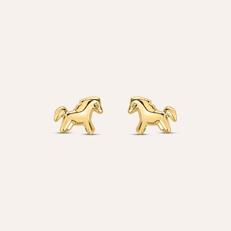 Orecchini Lobo Bon Ton Oro Giallo - Spannringe Damen | OROVIVO
