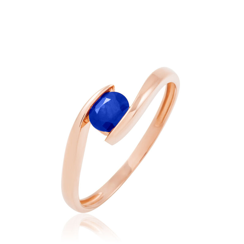 Bague Camilia Or Rose Saphir - Spannringe Damen | OROVIVO