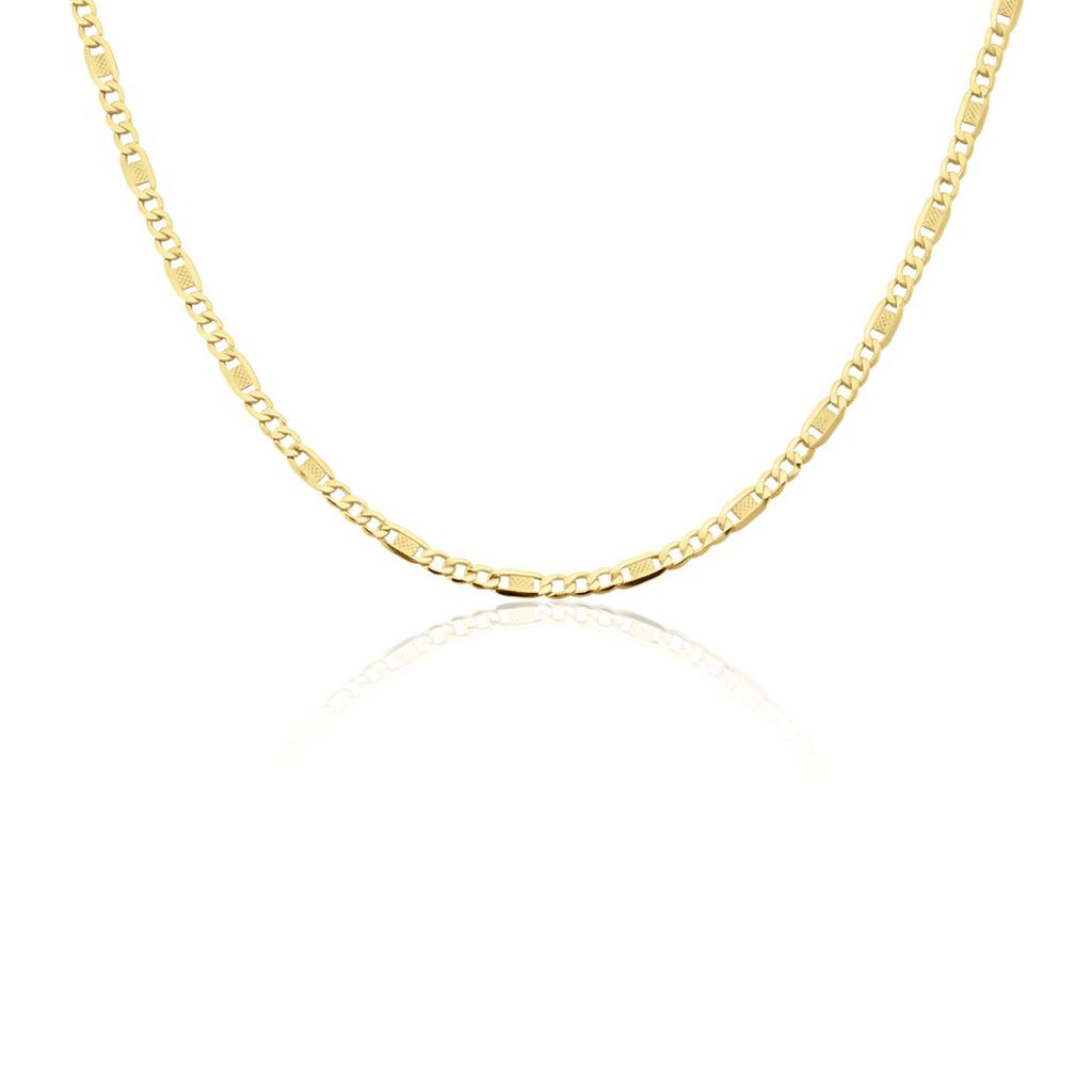 Unisex Figarokette Gold 375  - Halsketten Unisex | OROVIVO
