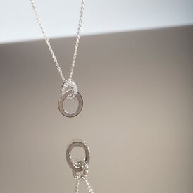 Damen Halskette Silber 925 Zirkonia Bellie - Ketten mit Anhänger Damen | OROVIVO