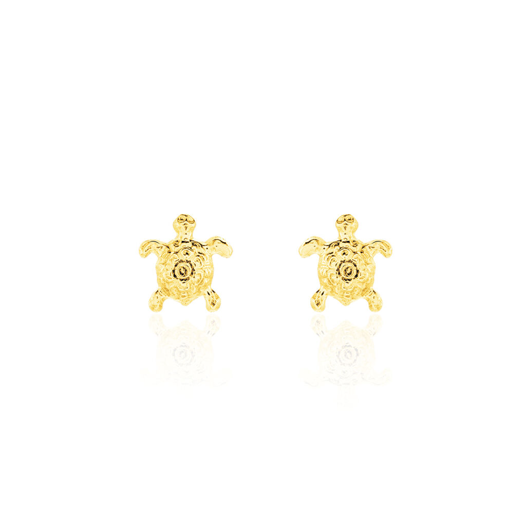 Ohrstecker Gold 375 Schildkröte - Ohrstecker Familie | OROVIVO