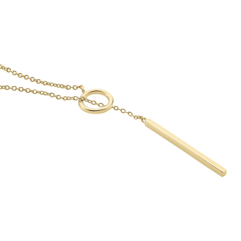 KRUSCHA Damen Collier Vergoldet 750 B 2 mm