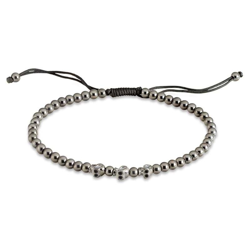Bracciale in metallo brunito e cristalli - Spannringe Herren | OROVIVO