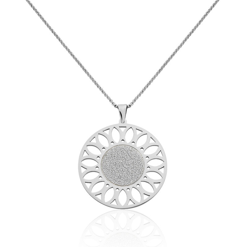 MONIA Damen Collier Edelstahl Mandel - Halsketten Damen | OROVIVO