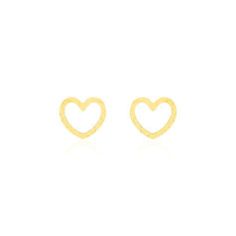 Damen Ohrstecker Gold 375 Diamantiert Herz - Ohrstecker Damen | OROVIVO
