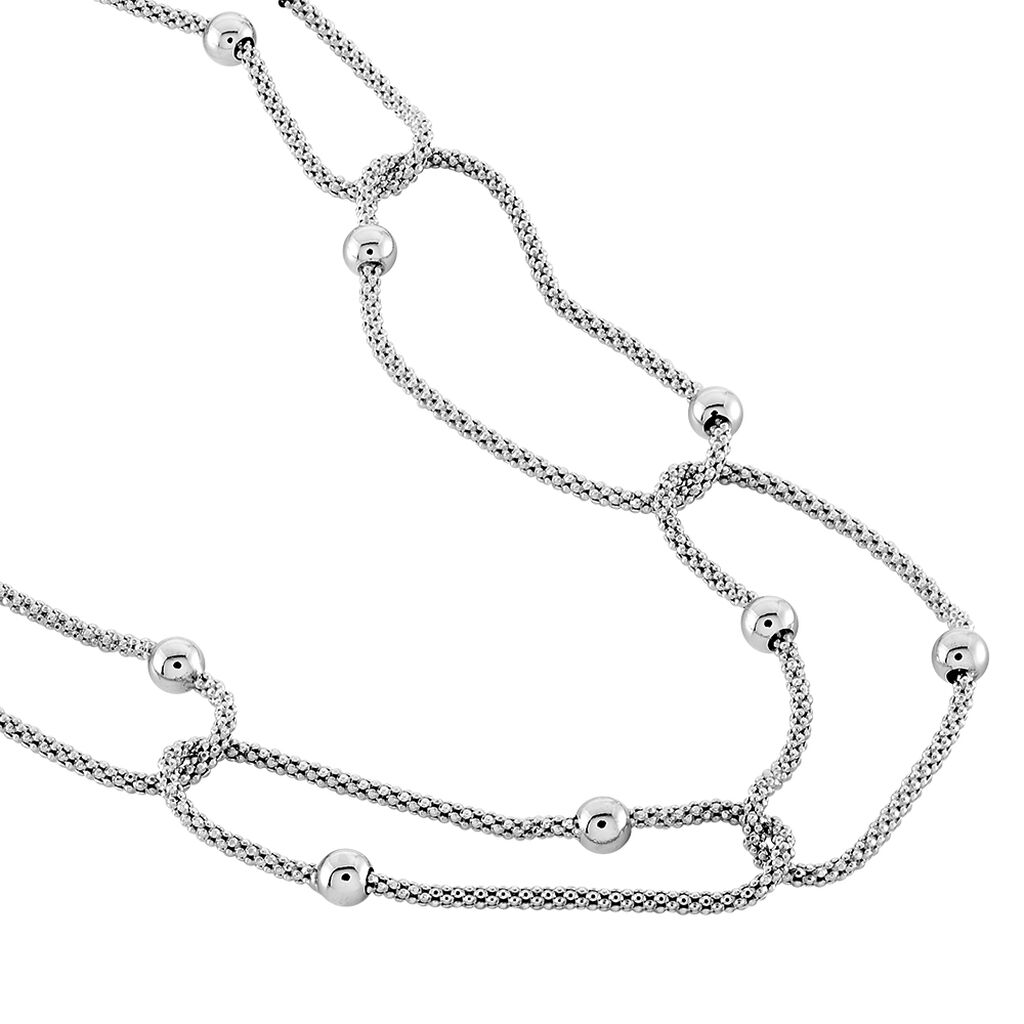 Damen Gliederkette Silber 925 Popcornkette - Halsketten Damen | OROVIVO