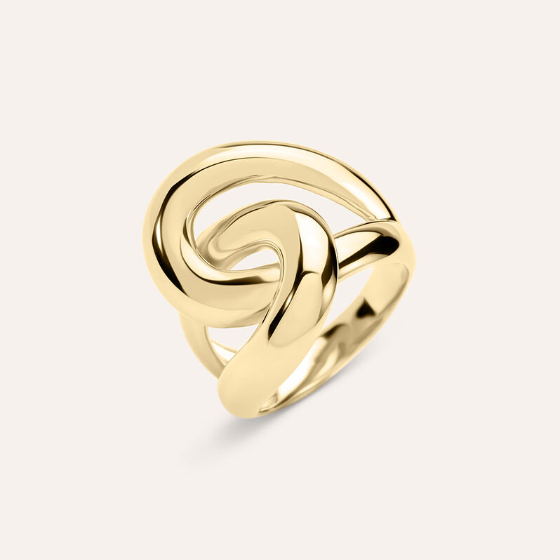 Anello Fantasia Golden Dream Placcato Oro Giallo - Spannringe Damen | OROVIVO