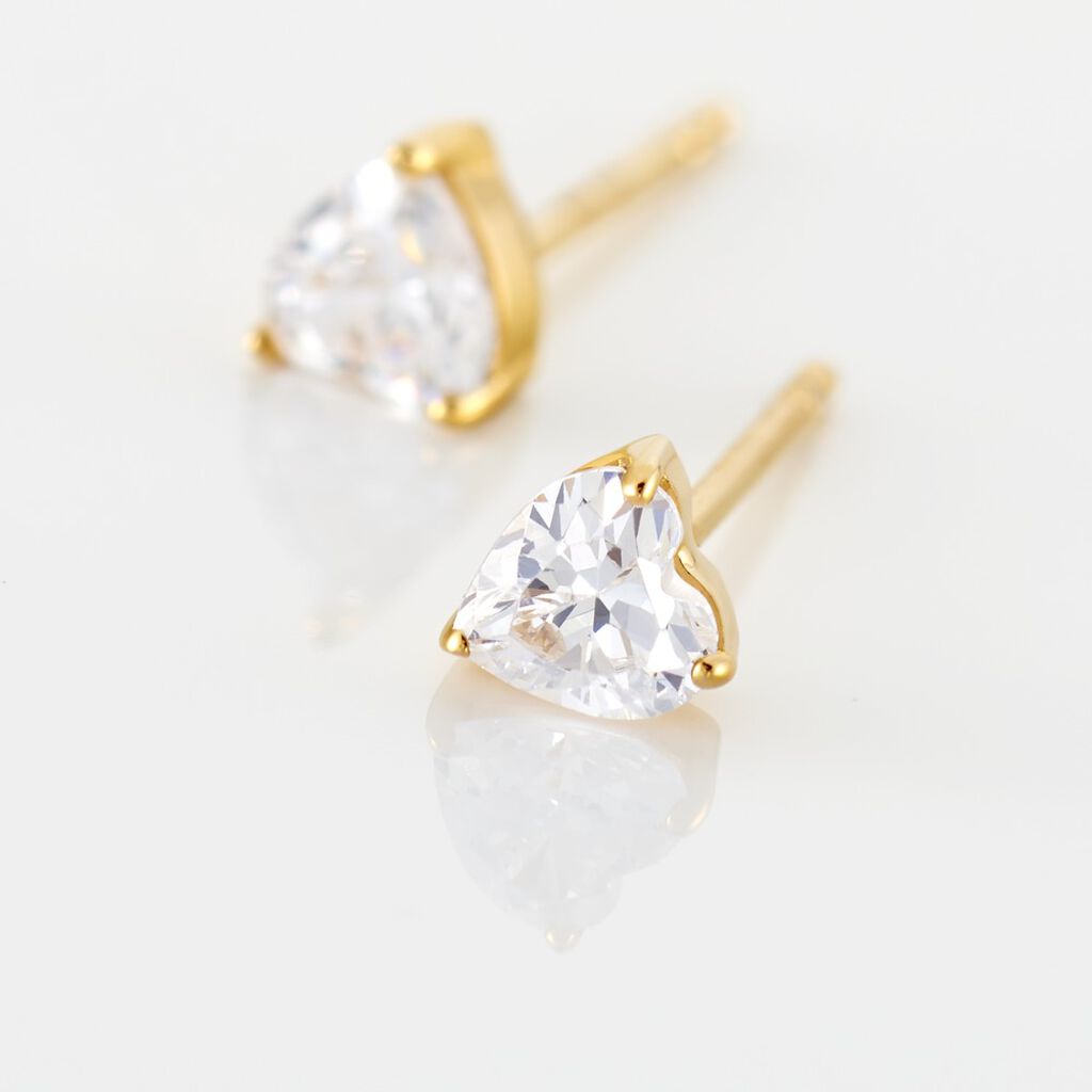 Damen Ohrstecker Gold 375 Zirkonia Chloe  - Sommerschmuck Damen | OROVIVO