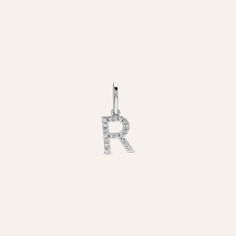 Pendente Sophia Oro Bianco Diamante - Spannringe Damen | OROVIVO
