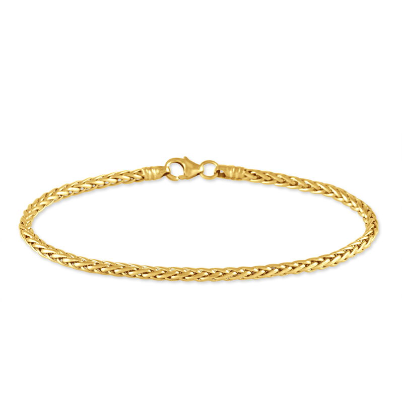 Bracelet Jany Maille Palmier Or Jaune - Spannringe Damen | OROVIVO