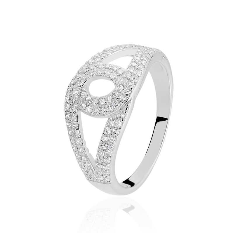 Bague Argent Et Oxydes - Spannringe Damen | OROVIVO