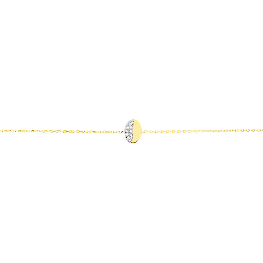 Bracelet Emilia Or Jaune Diamant - Spannringe Damen | OROVIVO