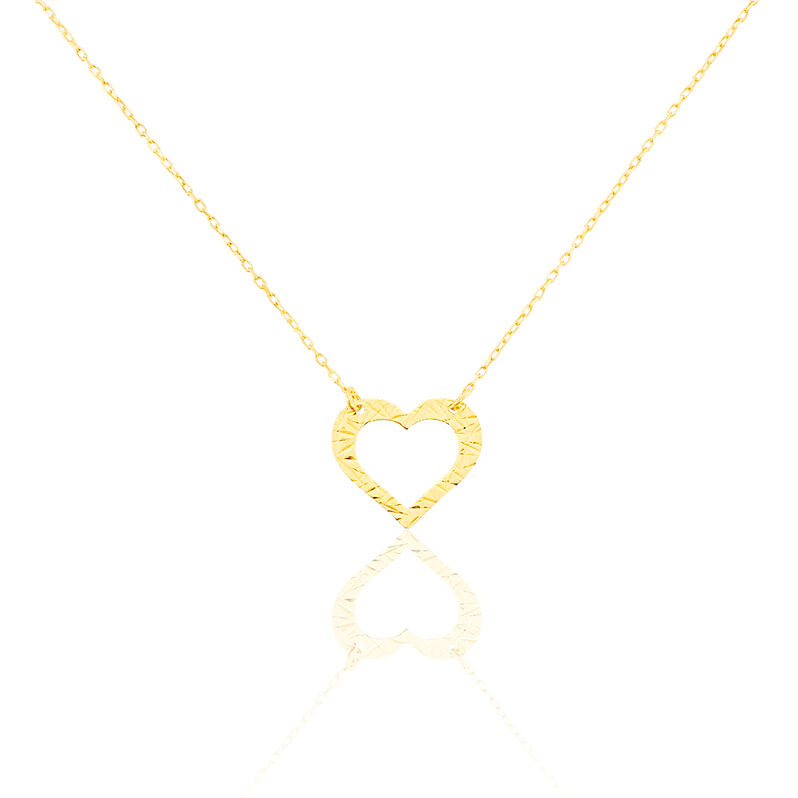 Collier Mathilde Or Jaune Cœur - Spannringe Damen | OROVIVO