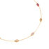 ANNY Damen Collier Gold 375 (9 Karat) Aventurin Rosé 1,59 ct