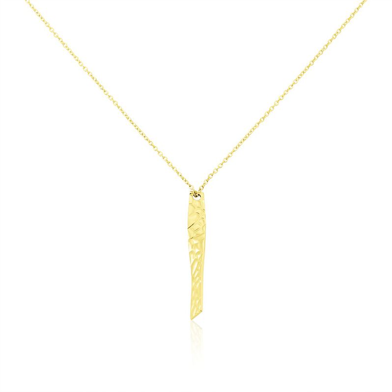 ANTOANETA Damen Collier Edelstahl vergoldet Dreieck B 1,5 mm - Halsketten Damen | OROVIVO